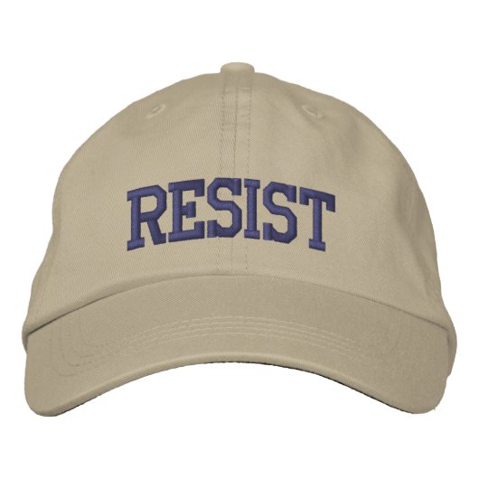 Bestickte Mütze RESIST Baseballkappe (Vorderseite)