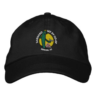 Bestickte Mütze - Schwarz Baseballkappe