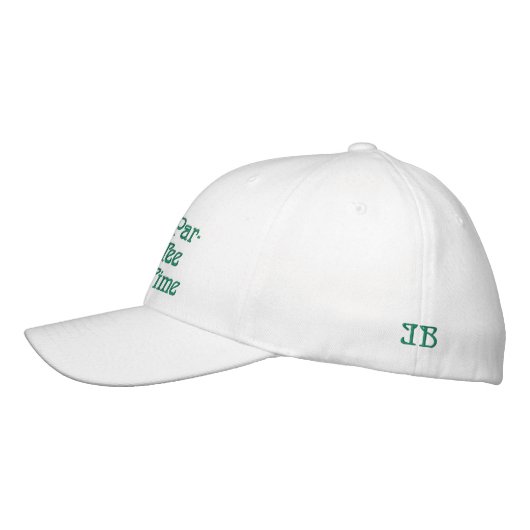 bestickte Par-T-Shirt-Monogramm Bestickte Baseballkappe (Links)