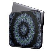 Bestickte Perlen Laptopschutzhülle (Vorderseite Links)