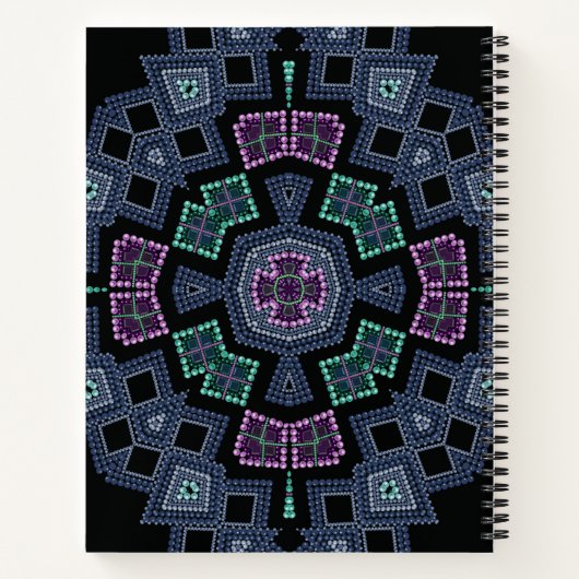 Bestickte Perlen Notizblock (Rückseite)