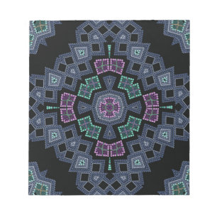 Bestickte Perlen Notizblock