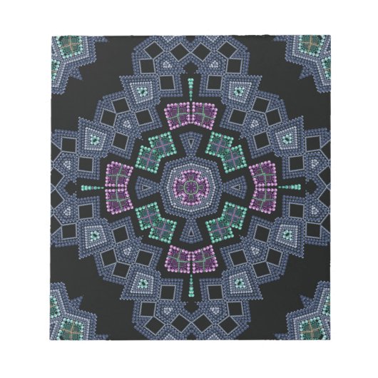 Bestickte Perlen Notizblock (Vorderseite)