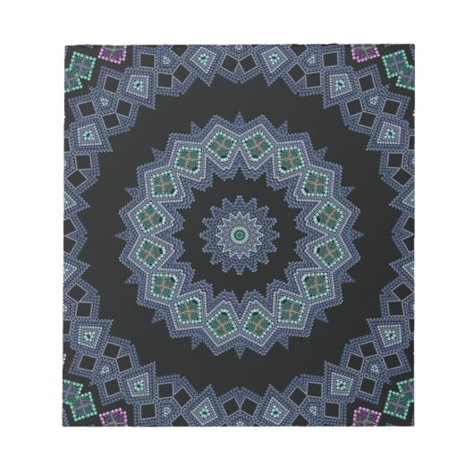 Bestickte Perlen Notizblock (Vorderseite)