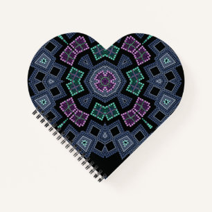 Bestickte Perlen Notizblock