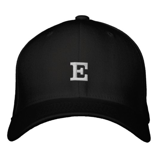 Bestickte personalisierte Anfangsbuchstaben für Ki Baseballkappe (Vorderseite)