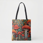 Bestickte Pilze Tasche (Vorderseite)