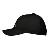 Bestickte Schulinitialen Teamfarbe Sport Baseballkappe (Links)