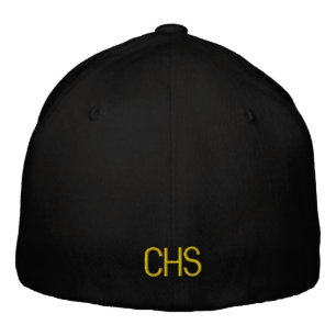 Bestickte Schulinitialen Teamfarbe Sport Baseballkappe