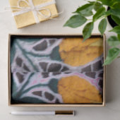 bestickte Seerosenlilie im Kalocsai-Stil Seidenpapier (Geschenk)