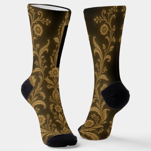Bestickte Strümpfe im Muster von Constantine Socken (Gewinkelt)