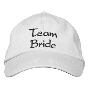 bestickte Team Bride Wedding Cap Baseballkappe