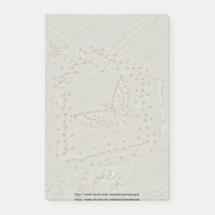 bestickter, bestickter Quilt Post-it-Note-Pad Post-it Klebezettel