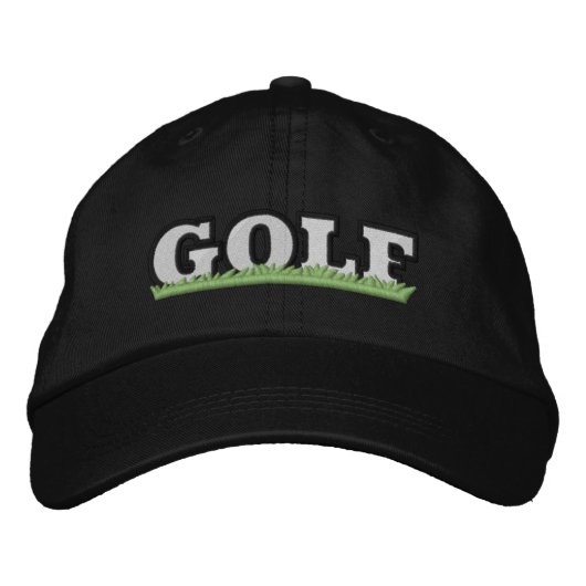Bestickter GOLF Bestickte Baseballkappe (Vorderseite)