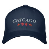 bestickter Hat Chicago Bestickte Baseballkappe (Vorderseite)