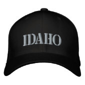 bestickter Hat IDAHO Bestickte Baseballkappe (Vorderseite)