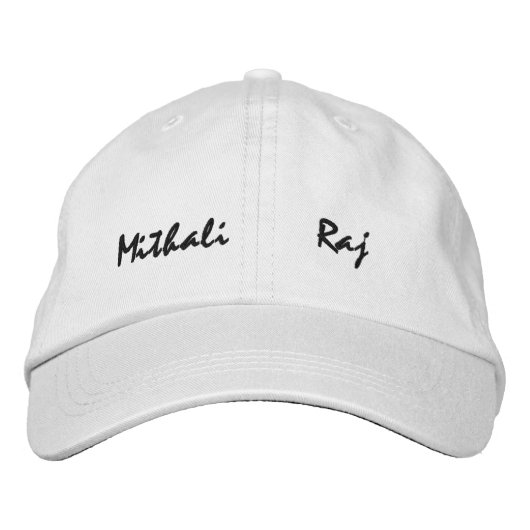 bestickter Hut (Vorderseite)