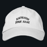 bestickter Hut, NAVIGATOR UND NAME Bestickte Baseballkappe<br><div class="desc">bestickte CAPS,  NAVIGATOR UND NAME,  bestickte Kapseln Baseball & Trucker Hat,  NAVIGATOR UND NAME, </div>