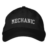 bestickter HutMECHANIC Bestickte Baseballkappe (Vorderseite)