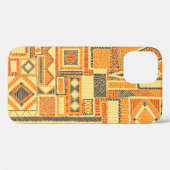 Besticktes Bohemian-Patchwork-Nahtloses Muster Case-Mate iPhone Hülle (Rückseite (Horizontal))