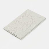 Besticktes Crazy Quilt Post-it Notizblock (angewinkelt)