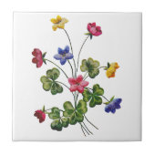 besticktes farbiges Holz Sorrel Fliese (Vorderseite)