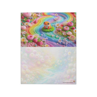 Besticktes Frosch Notizbuch Notizblock