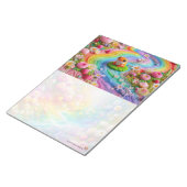 Besticktes Frosch Notizbuch Notizblock (angewinkelt)