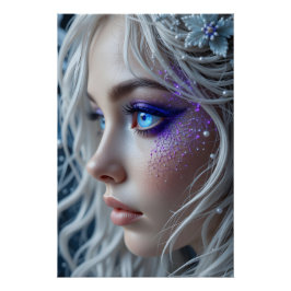 besticktes Himmelportrait Poster