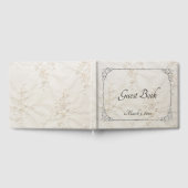 besticktes Lace Wedding Guest Book Gästebuch (Voll)