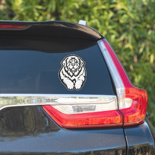 Besticktes Neufundländer-Emblem Aufkleber