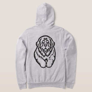 Besticktes Neufundländer-Emblem Hoodie