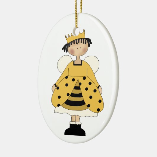 Bestickung der Hummeln Keramikornament (Links)