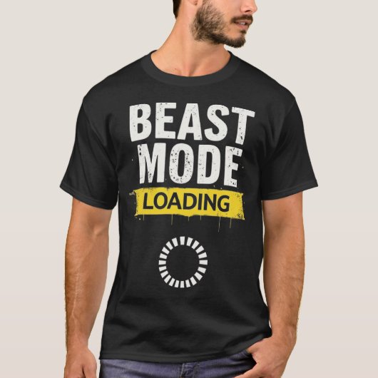 Bestickungsmodus - Motivierend Gym & Gaming T-Shirt (Vorderseite)