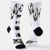 Bestickungsmodus-Socken - Design des abscheulichen Socken (Gewinkelt)