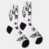 Bestickungsmodus-Socken - Design des abscheulichen Socken (Rechts)