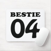 Bestie 04 Black Mousepad (Mit Mouse)