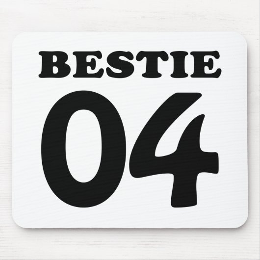 Bestie 04 Black Mousepad (Vorne)