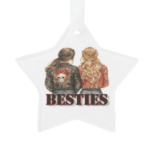 Bestie Akylic Ornament