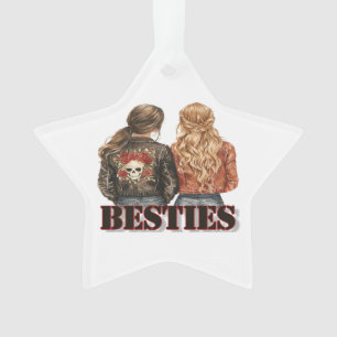 Bestie Akylic Ornament