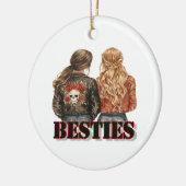 Bestie Akylic Ornament (Links)