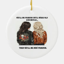 Bestie Akylic Ornament