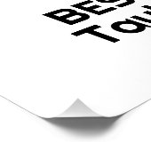 Bestie Best Friends 6 Fotos und Personalisierter T Poster (Ecke)