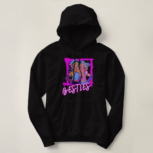 Bestie BESTE FREUNDIN Hoodie (Design vorne)
