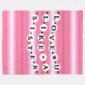 Bestie Bracelet - Freundschaftsgestaltung (18 Perl Fleecedecke (Vorderseite (Horizontal))