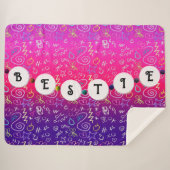 Bestie Bracelet - Freundschaftsgestaltung Sherpadecke (Vorderseite (Horizontal))