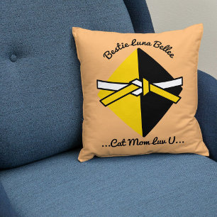 Bestie Cat Mama Personalisierte Niedliche Liebe Zi Kissen