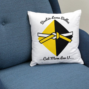 Bestie Cat Mama Personalisierte Niedliche Liebe Zi Kissen