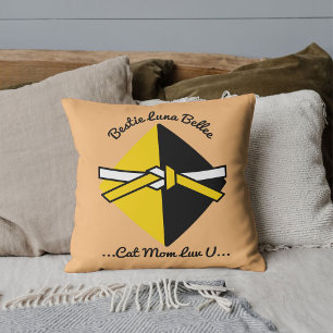 Bestie Cat Mama Personalisierte Niedliche Liebe Zi Kissen