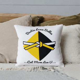 Bestie Cat Mama Personalisierte Niedliche Liebe Zi Kissen